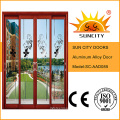 Aluminium Glass Double Panel Sliding Door